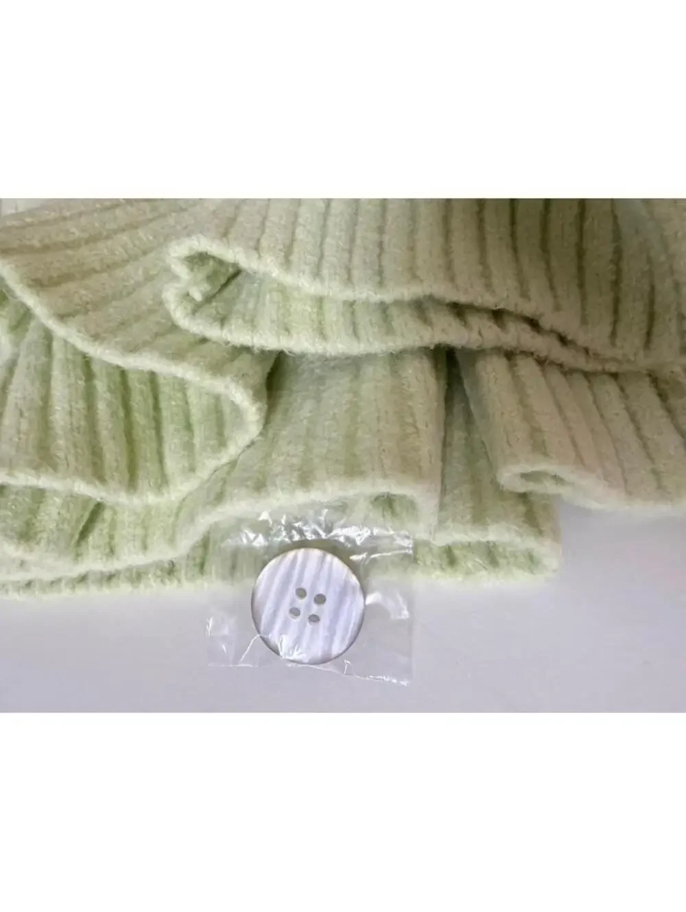 NWT Free People Matcha Melange Lime Green Knit Sweater Size XL
